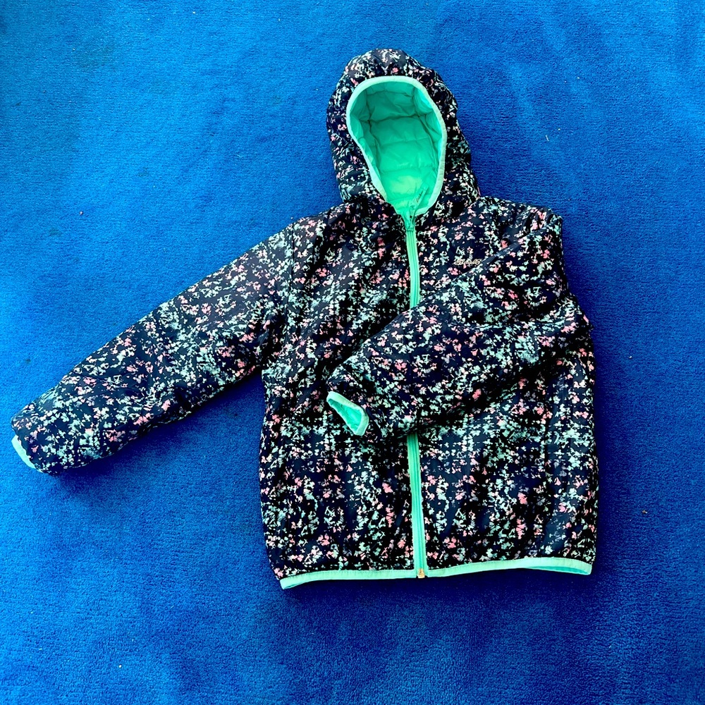 Eddie Bauer reversible hooded